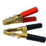 Kit 2 pinces pro( + et ) en laiton de batterie ou de demarrage 250b, pinces de demarrageou de batterie ...
