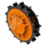 Worx ? kit de 2 roues clout�es pour tondeuses robots ? adh�rence am�lior�e pour terrains en pente jusqu'� ...