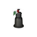 Kit 4 support sol 100 reglable noir vecamco anti - vibration Kit 4 support sol 100 reglable noir vecamco anti - vibration