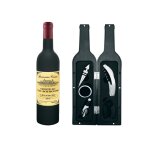 Kit 5 accessoires pour le vin - venteo - forme de bouteille - dgustation de vin - bec verseur - bouchon ...