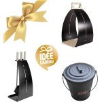 Pisla - kit d'accessoires kelo pour pole  bois - noir