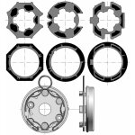 Kit accessoires traditionnel coffre tunnel pour volet roulant - somfy Kit accessoires traditionnel coffre tunnel pour volet roulant - somfy