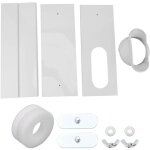 Kit d'aration de fentre de climatiseur en pvc, installation facile, sans couture, universel, rglable, ...