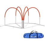 Pawhut - kit d'agilité pour chien 4 pièces - hooper agility - arceaux entrainement, obstacle, sac de ... Pawhut - kit d'agilité pour chien 4 pièces - hooper agility - arceaux entrainement, obstacle, sac de ...