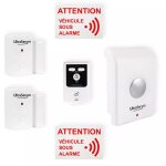 Kit alarme autonome sans - fil camion essentiel 2 - 2 dtecteurs ouverture + sirne + tlcommande (gamme ...