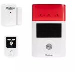 Kit alarme a - autonome sans - fil sirne solaire + dtecteur ouverture + tlcommande (gamme bt)