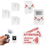 Ultra secure - kit alarme camping - car confort 3 - 3 d�tecteurs d'ouverture + d�tecteur mouvement + ...