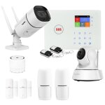 Lifebox - kit alarme maison 4g connecte sans fil wifi et gsm amazone et 2 camra wifi kit11