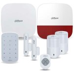 Dahua - kit alarme sans fil wifi, 3g, 4g et gprs 150 zones 868ghz 8 pièces Dahua - kit alarme sans fil wifi, 3g, 4g et gprs 150 zones 868ghz 8 pièces