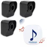 Kit alerte de passage 600m 'balcon' - 3 détecteurs mouvement autonome & carillon lumineux 35 mélodies ... Kit alerte de passage 600m 'balcon' - 3 détecteurs mouvement autonome & carillon lumineux 35 mélodies ...