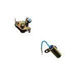 Kit allumage compatible avec peugeot 103 : condensateur �toile + rupteur vis platin�es moto mobylette ...