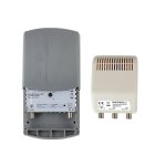 Kit amplificateur de m�t - sedea - 38 db r�glable - 2 sorties - filtre lte 700 - canaux 21 � 48