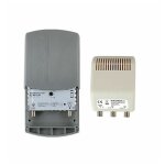 M - e - kit amplificateur tnt rglable 1e 2s gain 35db + alimentation 24v 1e 2s antenne tv rteau sedea ...