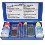 Kit d'analyse de l'eau pour piscine - test chlore et ph, accessoires complets
