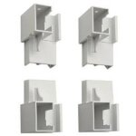 Kit d'angle pour cabine de douche 100 - t