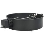 Kit d'anneau de rôtissoire de barbecue 57 cm noir Kit d'anneau de rôtissoire de barbecue 57 cm noir