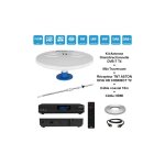 M - e - kit antenne omnidirectionnelle dvb - t t4 + mat traversant + rcepteur tnt aston diva hd connect ...
