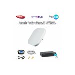 Kit antenne satellite plate 40cm + d�codeur srt 7407 hd fransat + c�ble hdmi + pointeur satellite + c�ble ...