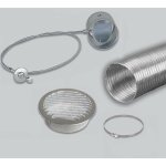 Darco - kit d'arrivée d'air pour poêle à bois - diamètre 80 mm Darco - kit d'arrivée d'air pour poêle à bois - diamètre 80 mm