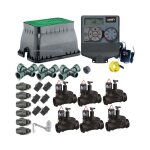 Suinga - kit d'arrosage automatique professionnel orbit irrigation 24v, 4 zones d'irrigation pour tuyaux ...