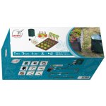 Jardibric - kit complet d'arrosage goutte  goutte avec pompe solaire programmable : dbit de 26 l / ...