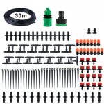 Kit d'arrosage de syst�me d'irrigation de jardin de buse d'arrosage automatique de micro - goutte, syst�me ...