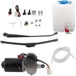 Kit d'assemblage d'essuie - glace de pare - brise �lectrique bras de lame de moteur tuyau de bec verseur ...