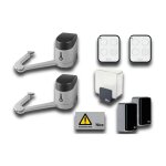 Kit d'automatisation hyke pour portails battants jusqu'� 3, 5 m 24 v nice hykebdkce