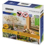 Kit balcon stocker geyser 10 m tuyau + 3 gicleurs + 3 raccords t + 1 bouchon