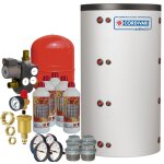 Thermador - kit ballon tampon 800 litres + vase expansion + unit de charge pour chaudire bois