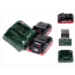 Metabo - kit de base 18v - 2x batteries lihd 4. 0ah + chargeur asc 55 ( 685163000 ) Metabo - kit de base 18v - 2x batteries lihd 4. 0ah + chargeur asc 55 ( 685163000 )