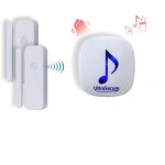 Kit bote aux lettres carillon sans - fil 300m - 2 dtecteurs ouverture autonomes / 35 mlodies volume ...