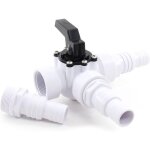 Kit bypass vanne 3 voies �32 / 38mm piscine chauffage solaire & pompe � chaleur douilles