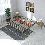 Maison aubertin - kit cadre � lattes - 160 x 200 cm - morphologique zones de confort