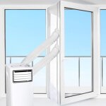 Kit de calfeutrage pour climatiseur mobile 400cm ? installation facile sans per�age ? r�duit consommation ...
