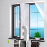 Kit calfeutrage climatiseur mobile porte fenetre 300cm, portable ac window vent kit pour climatiseurs, ...