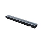 Jardiboutique - kit caniveau 3m x 12cm x 9, 2cm pour porte de garage Jardiboutique - kit caniveau 3m x 12cm x 9, 2cm pour porte de garage