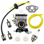 Kit de carburateur pour d�broussailleuse al - ko alko, mod�les bc410, bc4535, bc4125, avec tuyau et filtre ...