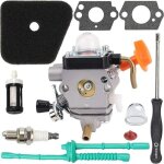 Kit de carburateur pour d�broussailleuse stihl fs87 fs87r fs90 fs90k / r fs100 fs110, carburateur c1q ...