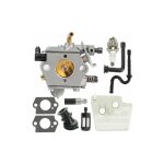 Kit de carburateur pour stihl 024 026 ms240 ms260 024av 024s walbro wt - 194 trononneuse filtre  air ...
