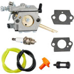 Kit de carburateur tondeuse pour walbro wt 45, wt 45 1, wt 45a pour stihl fs48 fs52 fs66 fs81 fs106 br400 ...