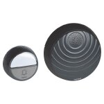 Kit carillon radio sans fil confort à piles - anthracite - legrand Kit carillon radio sans fil confort à piles - anthracite - legrand