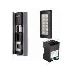 Kit clavier  code noir slimstone avec gche modulecsh et alimentation. - locinox -
