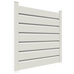 Closea kit cloture - lame 16cm - pvc blanc - lg: 12m x h: 0m82
