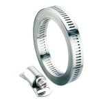 Boutté - kit collier bande ajourée de serrage sans fin 3 mètres en inox, l. 13 mm Boutté - kit collier bande ajourée de serrage sans fin 3 mètres en inox, l. 13 mm