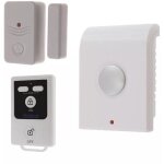 Kit compact autonome sans - fil : sir�ne int�rieure + d�tecteur d'ouverture de porte / fen�tre + t�l�commande ...