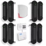 Ultra secure - kit complet 4 dtections barrires 1b porte 900m + alerte gsm 4g appel / sms sirne sans ...
