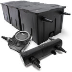 Wiltec - kit complet: cbf - 350c filtre de bassin jusqu'à 90000 l biologique, neo10000 supereco pompe ... Wiltec - kit complet: cbf - 350c filtre de bassin jusqu'à 90000 l biologique, neo10000 supereco pompe ...