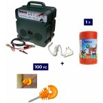 Kit complet pour clture lectrique : 1 x electrificateur b12 double alimentation 12 v / 220 v + 1x fil ...