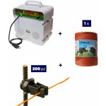 Kit complet pour clture lectrique : 1x electrificateur 220v + 1 x fil 1000 mt 6 mm + 200 pcs isolateur ...
